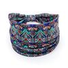 European American Women's Hair Band African Print Pattern Wide Edge Elastic Knot Sports Yoga Headband Women's Headwear Hair