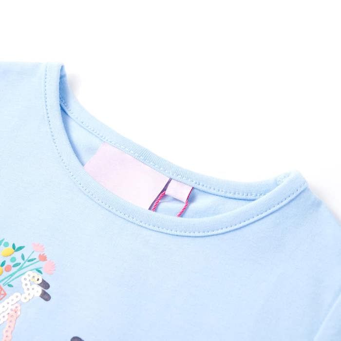Light Blue T-shirt for Children 92/104/116/128/140