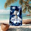 1PC Custom Name Elephant Dreams Sky Beach Towel Highly Absorbent And Sand-Resistant Towel for Swimming, Pool, Yoga, And Travel Lightweight