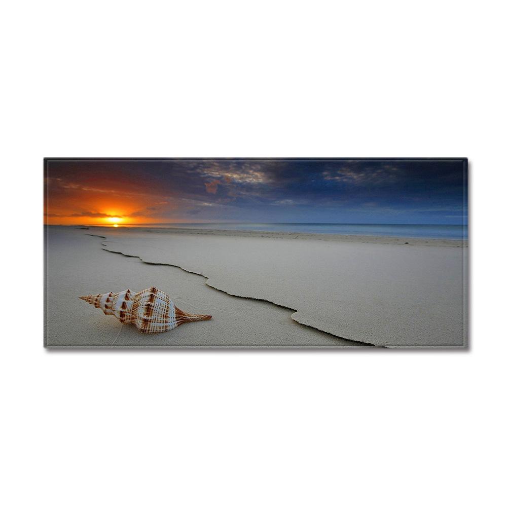 Beach Shell Household Floor Mat, Bathroom Non-Slip Door Mat, Bedroom, Living Room Carpet Bay Window Mat
