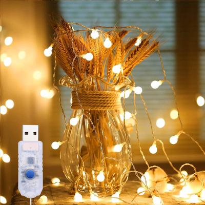 Topamz USB LED Fairy String Lights 6m 40 LEDs with 8 Lighting Modes Direct from Japan