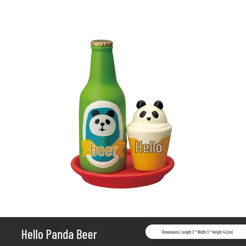 ZAKKA Mermaid Bear Penguin Beach Lounger Hawaiian Resin Ornaments