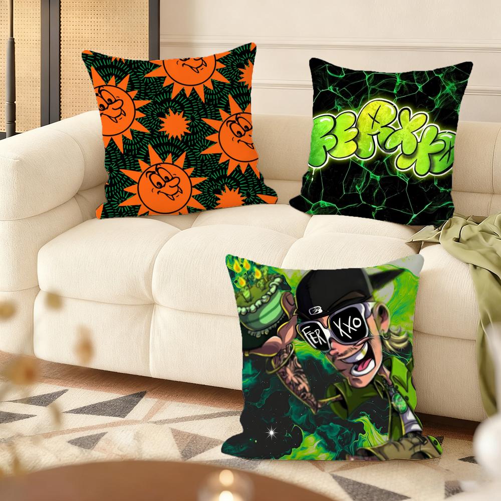 New FFerxxo FFeid Cushion Cover Soft Plush Throw Pillow Cover DoubleSided Decorative Cushion Case Sofa Bedroom Home Decor