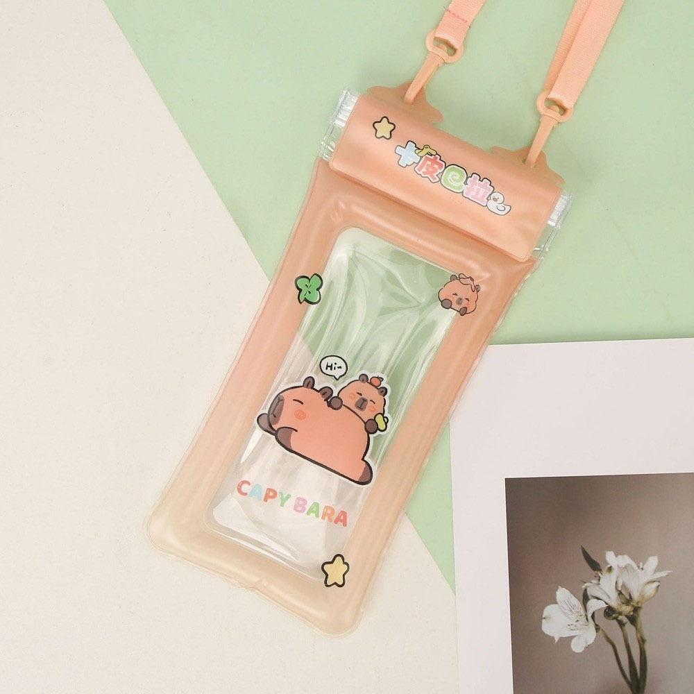 

PVC Hanging Neck Phone Bag Transparent Floating Phone Dry Cover Waterproof Mobile Phone Bag Beach