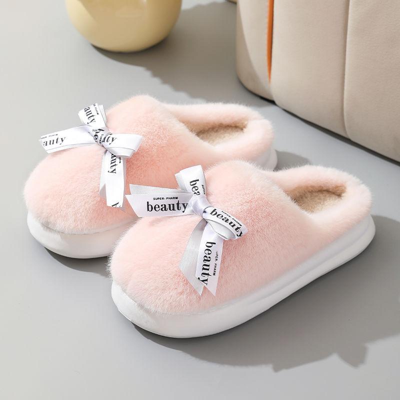 Ins New Stylish Winter Platform Slippers Women's Super Fluffy Indoor Shoes Fur Slides Woman Trends Chic Fuzzy Outdoor Mules Shoe