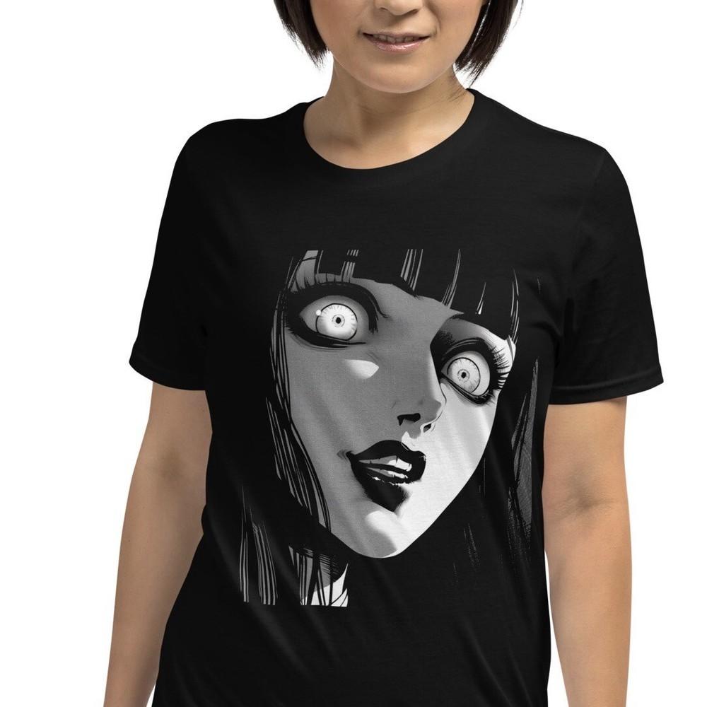 

Anime Girl Creepy Vampire Horror Spooky Creepy Short-Sleeve Unisex T-Shirt 4XL