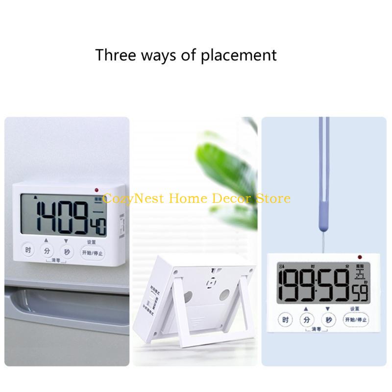 92MF Digital Countdowns Timers for Cooking and Workouts with Easy to Read Screen and Base