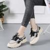 Damen Sneaker Mesh Atmungsaktive Laufschuhe Damen Schnürschuhe Plateau Casual Sportschuhe Weich Bequem Damenschuhe tenis de mujer