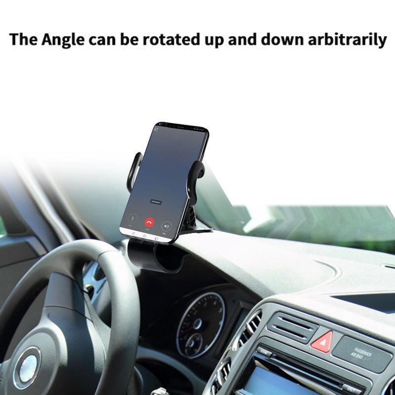 

Автомобільний HUD-кліпса для панелі приладів, тримач для телефону, обертовий кронштейн-підставка для мобільного телефону з кліпсою для повітроводу