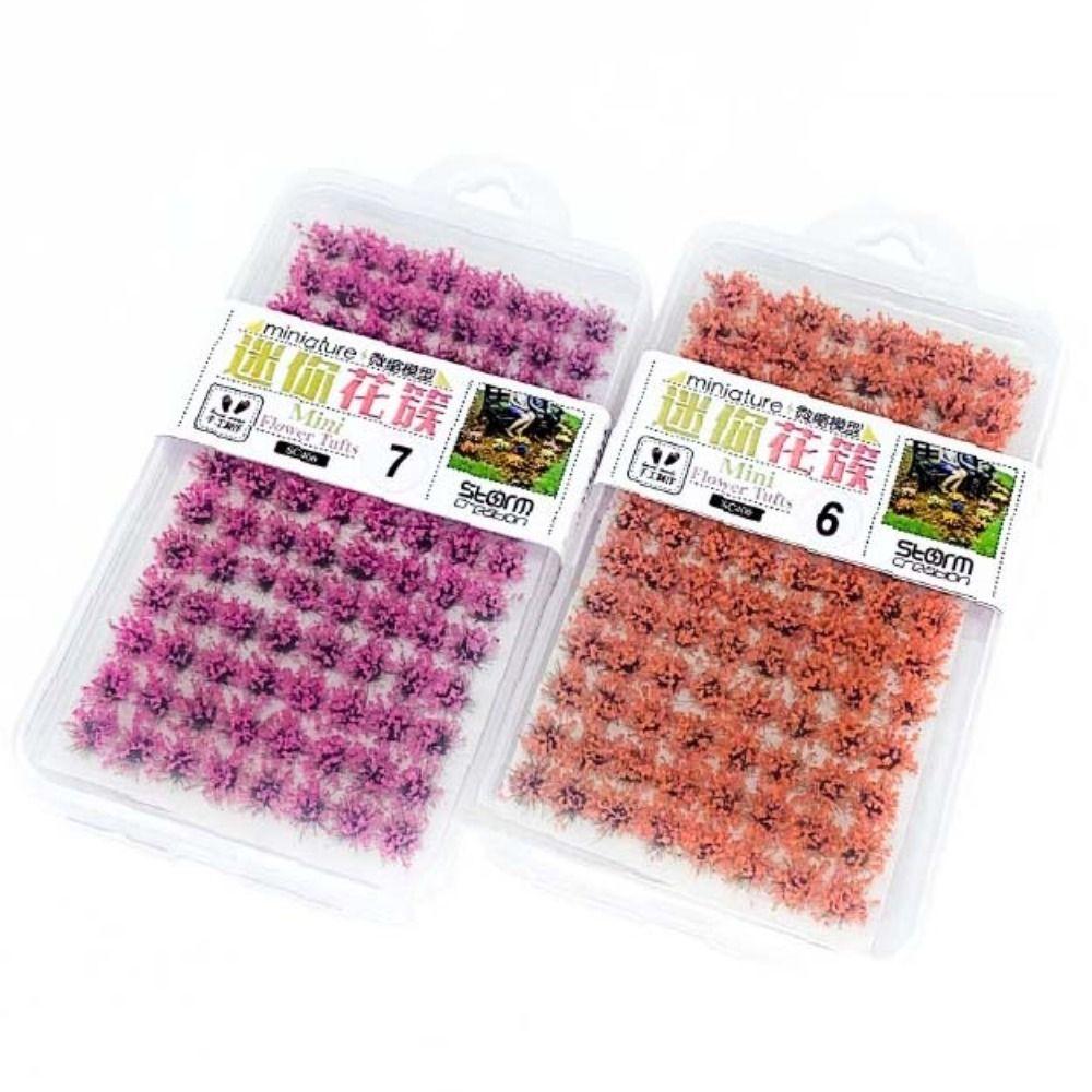 Railway Train Static Grass Tuft Simulation Mini Flower Tuft Miniature Flower Grass  Sand Table