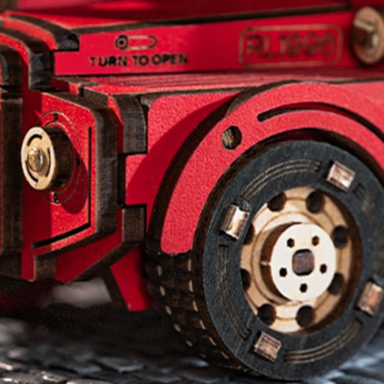 Tsukurundesu® 3D Wooden Puzzle Ornament Series (London Bus) with Japanese Instructions