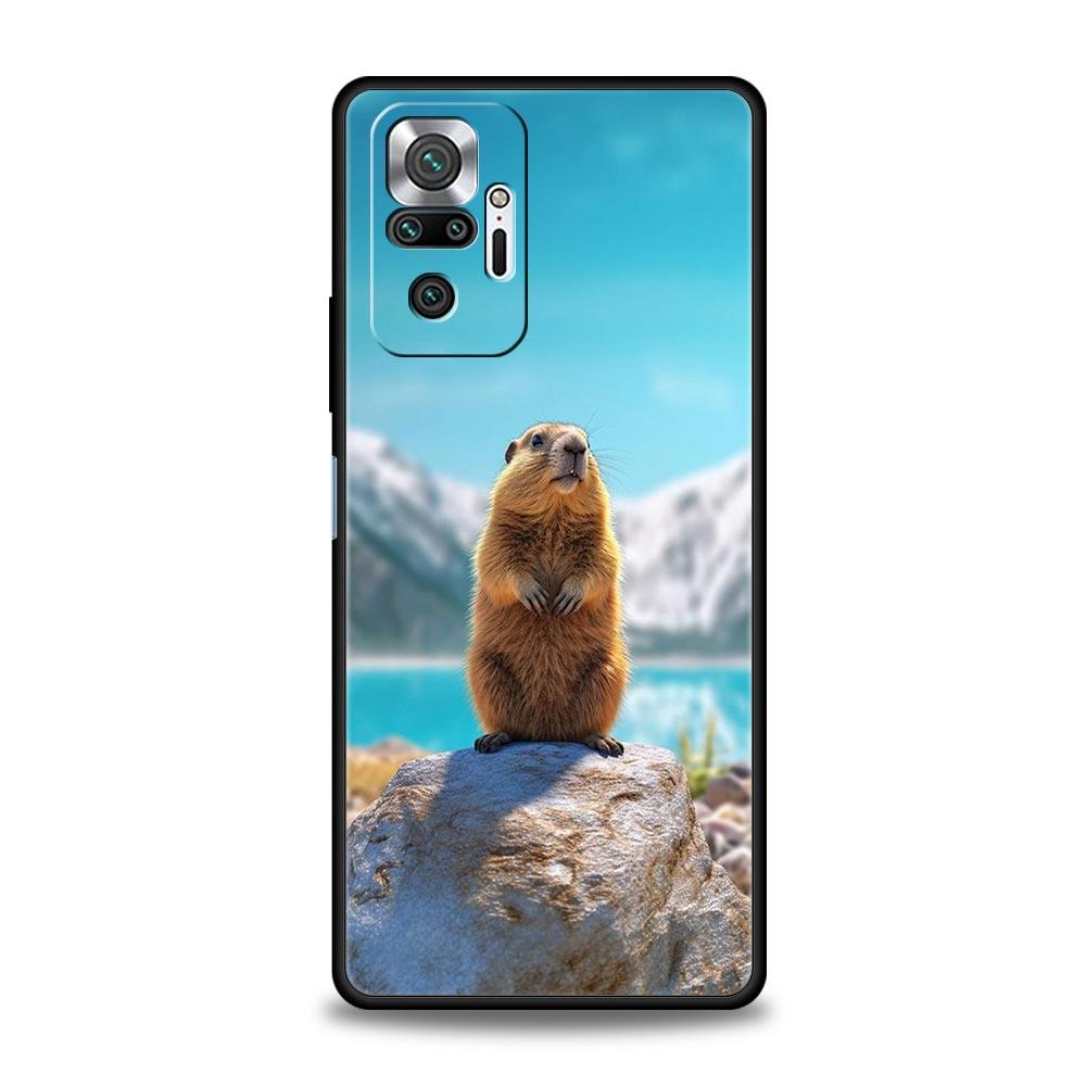 

marmot Phone Case For Xiaomi Redmi Note 15 14 13 12 4G 9 10 11 Pro Plus 5G 14C 13C 12C 10C Soft TPU Cover Redmi Note 12 5G