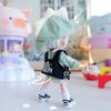 Obitsu 11 OB11 Size Outfit Set for 11cm Obitsu Doll Dinosaur Cute Vest and 2 Set Body, Pattern, Hat, Colors, 4-Piece (Green)