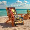 1PC Custom Name Dark Doll Mystery Beach Towel Highly Absorbent And Sand-Resistant Towel for Swimming, Pool, Yoga, And Travel Lightweight