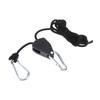 1/8 2M Adjustable 8Inch Lanyard Hanging For Tent Fan Grow Plant Lamp Pulley Ropes Pulley Lifting Pulley Hook
