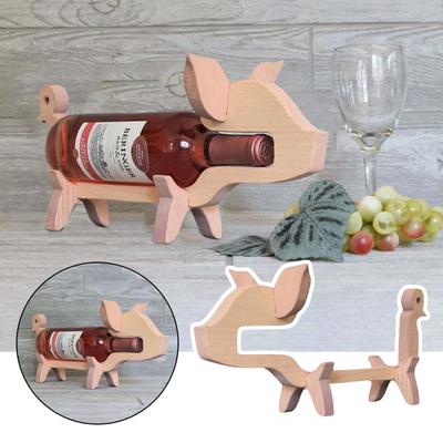 Houten Dieren Wijnflessenrek Creatieve Decoratie Wijnrek Cadeau