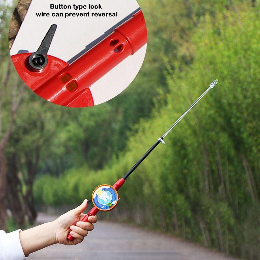 Kunststoff Mini Eisfischen Rute Anfänger Kinder See Teich Fluss Angelrolle Rute 35/40/75/80cm