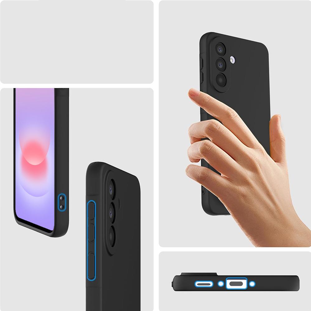 Case for Samsung Galaxy A37 5G, Silicone Lite, Black