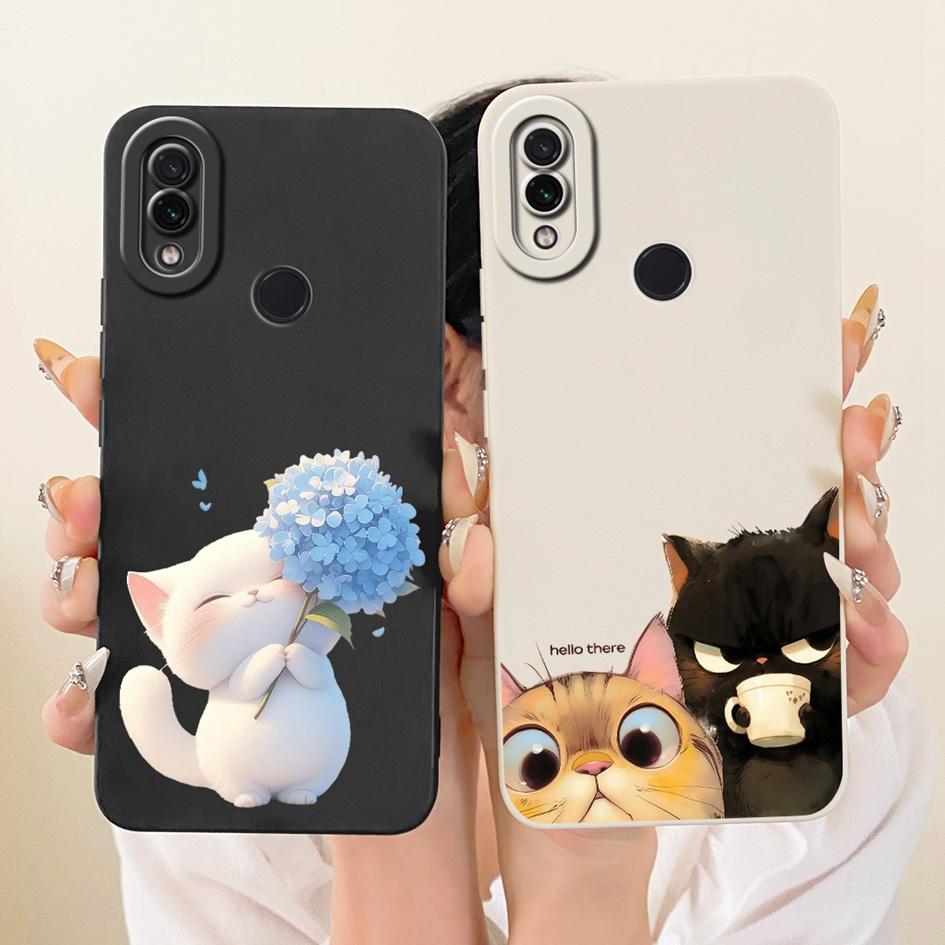 Case For Xiaomi Redmi Note 7 Pro Cover Lovely Cat Rabbit Cartoon Soft Candy Silicone Protective Shell For Redmi Note 7 7S Fundas