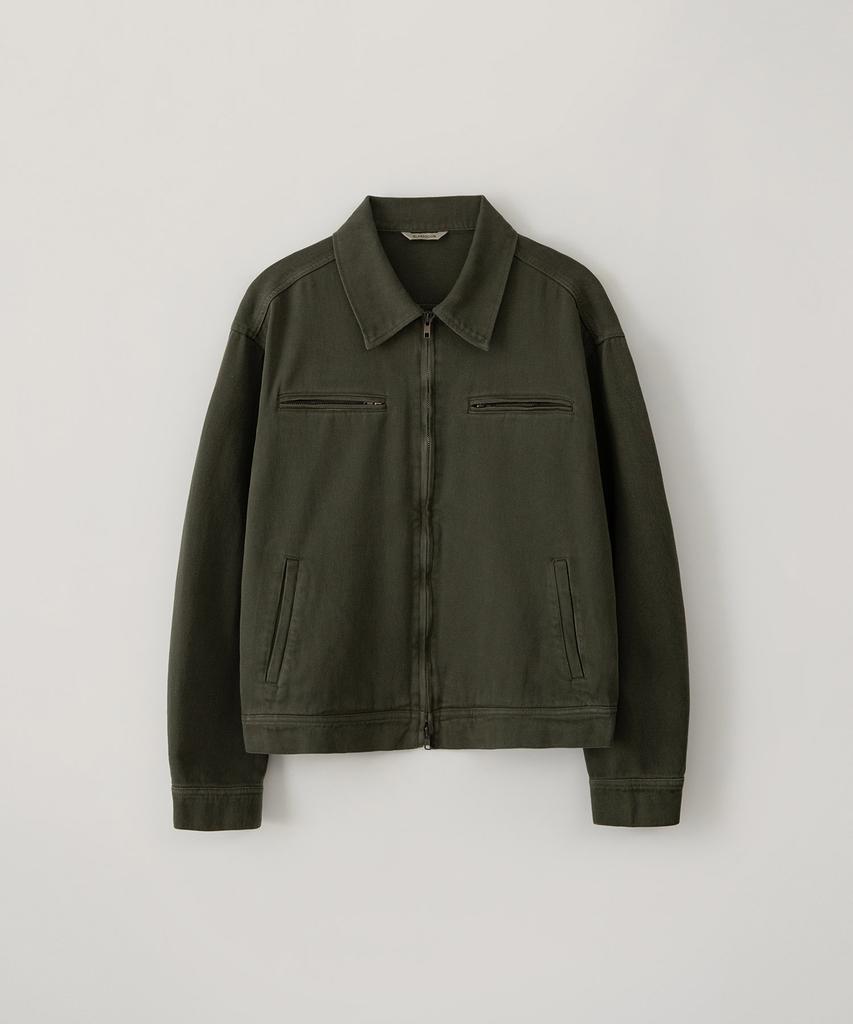 Blankroom Garments Dyed Jacket_Olive