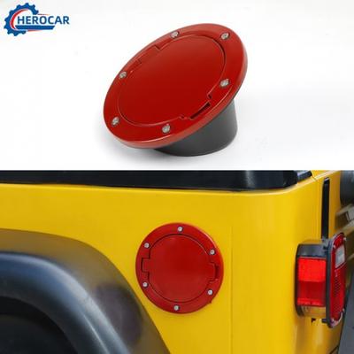 Ersetzt Tankdeckel Abdeckung Zierleiste Rot Für Jeep Wrangler TJ Zubehör