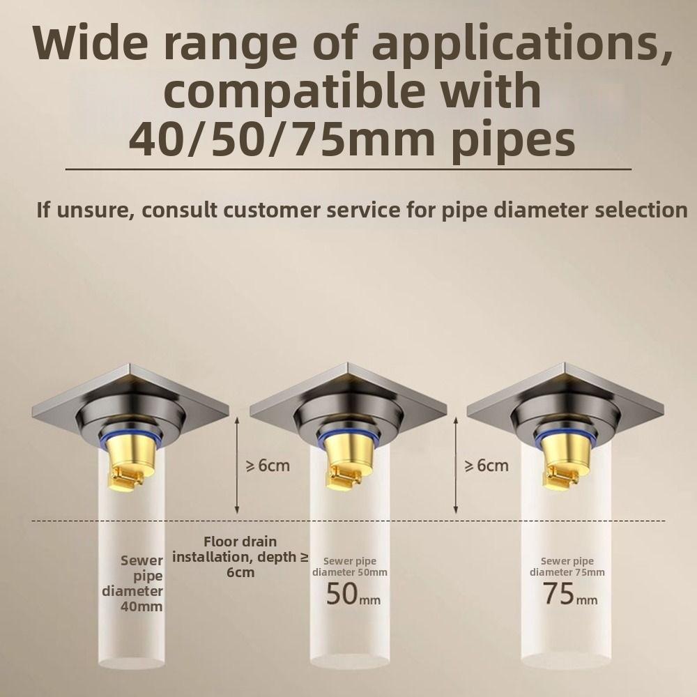 Anti-Odor Drain Valve Cover Dual Use Shower Trap Filter Bathroom Drain Plug  Shower Room