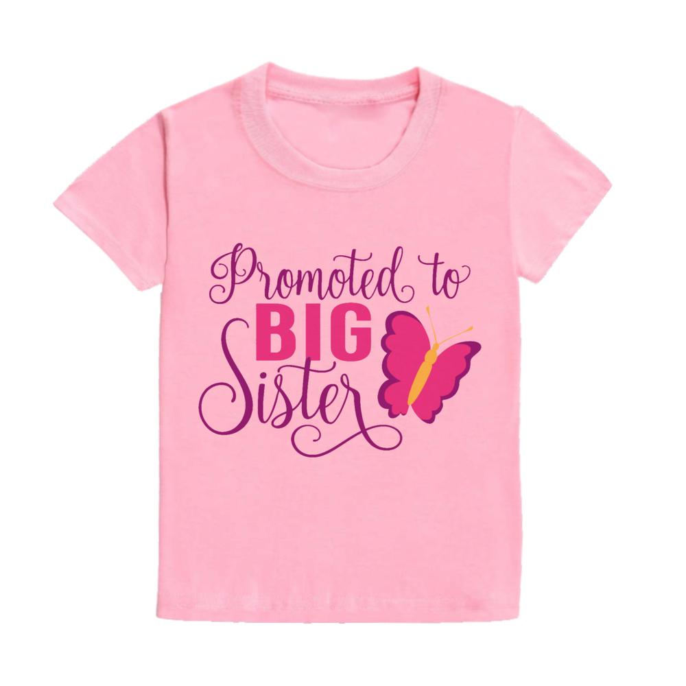 I'm Going To Be A Big Sister T-shirt Baby Announcement Big Sister Sibling Clothes Tops Toddler Rainbow Shirt Girl Kids Clothing