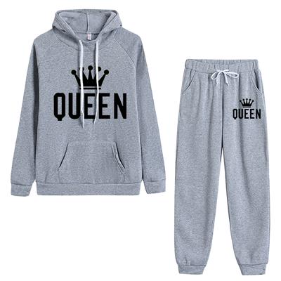 Herbst Winter Frau Hoodies Anzug Casual 2 Stück Sets Frauen Trainingsanzug Outfits Mode Jogging Kleidung Pullover Fleece Hose Sets