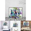 Modern Abstract Animal Art Canvas Decoration For Home Office Wall Hanging With Horses
