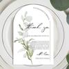 Watercolor Wedding Event Seating Cards & Thank You Cards - Floral Table Decorations