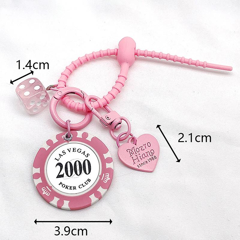 

Брелок-підвіска Good Luck Chips Рюкзак Шкільна сумка Модний аксесуар Креативна стратегія Брелок Кубики Стильний аксесуар Подарунок