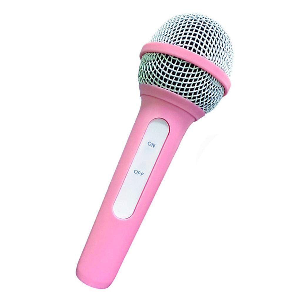 Fake Microphone for Karaoke Realistic Model Mic Dance Show Practice Perfect Costume Birthday Party Accessories