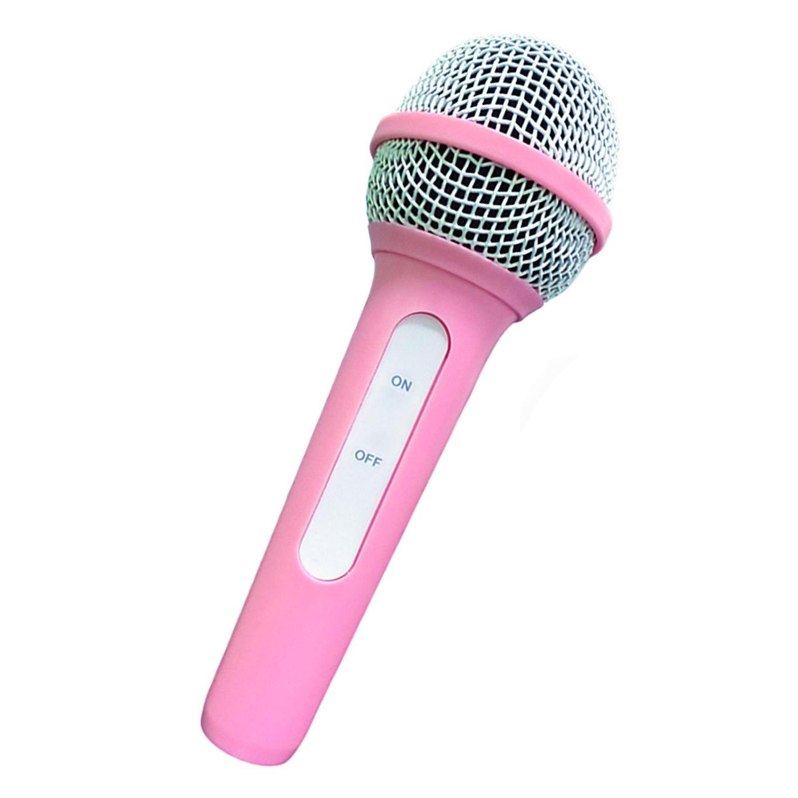 Fake Microphone for Karaoke Realistic Model Mic Dance Show Practice Perfect Costume Birthday Party Accessories