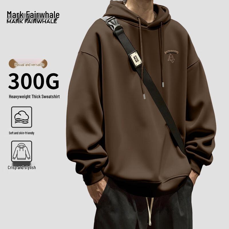 Mark Fairwhale Men's Fall 300g Heavyweight Loose Fit Hoodie