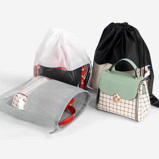 Praktische feuchtigkeitsbeständige Aufbewahrungstasche, staubdicht, mit Kordelzug, Vliesstoff-Aufbewahrungstasche für Zuhause