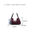 2025 High Niche Design New Matte Underarm Handbag Crossbody Women's Bag Pillow Bag Small and Exquisite Daily