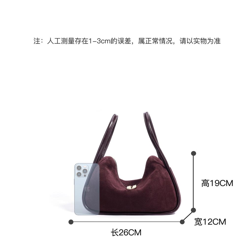 2025 High Niche Design New Matte Underarm Handbag Crossbody Women's Bag Pillow Bag Small and Exquisite Daily