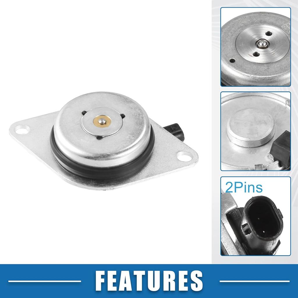 Variable Valve Timing VVT Solenoid Valve No.55562223/25195245 Camshaft Adjuster for Chevy Cruze 11-15 for Chevy Sonic 1.4L 12-20 Metal Silver Tone