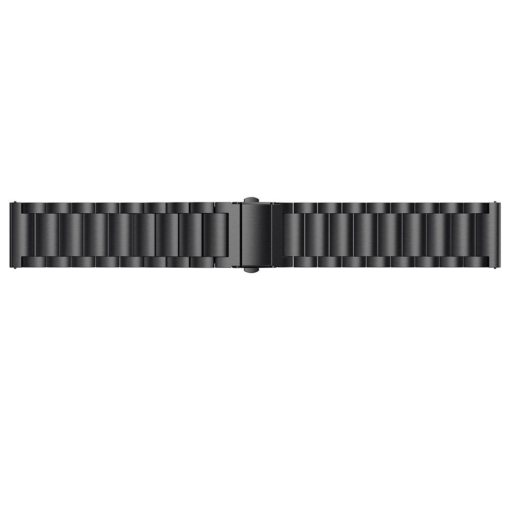 Three Beads Folding Clasp Stainless Steel Watch Band for Fitbit Versa