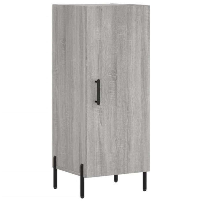 VidaXL Buffet Sonoma Grey 34.5x34x90 Cm Engineered Wood 828554