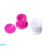 Mini Plastic Octagonal Powder Liquid Nail Cup Wiyh Cap Nail Brush Cleaning Tools Liquid Power For Mixing Bowl Brush Holder Dish