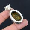 Gift For Women 925 Sterling Silver Natural Gemstone Fruit Jasper Pendant Jewelry