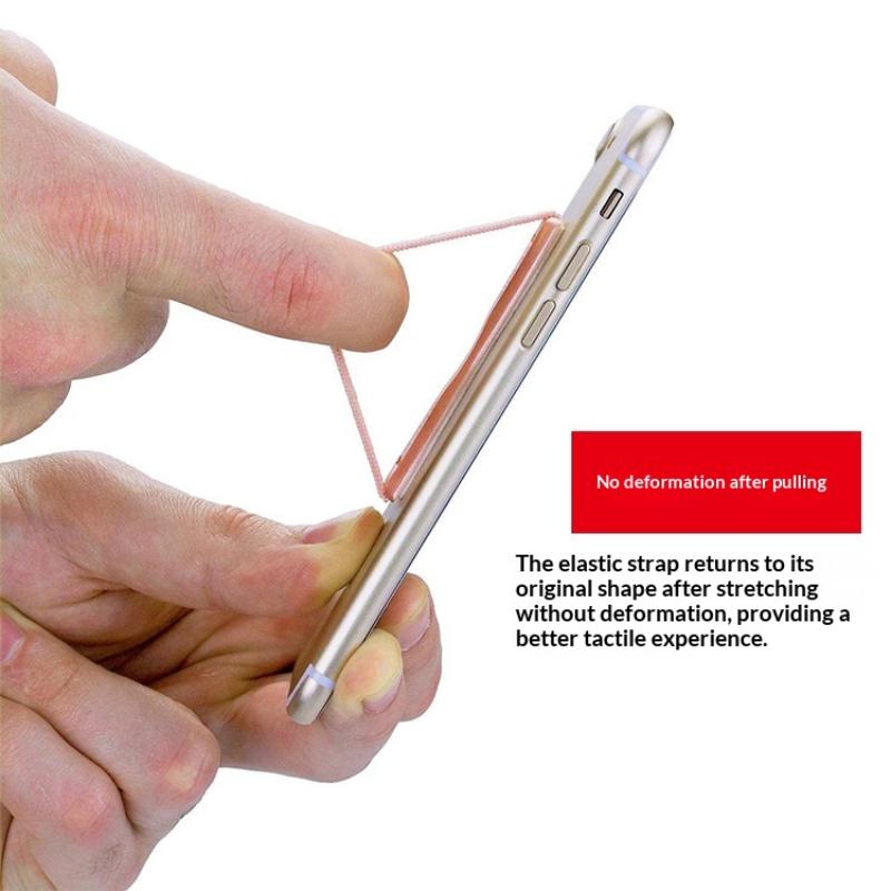 Portable Phone Grip Elastic Strap For Smartphone Tablet Universal Holder Stands Anti Slip And Anti Drop Phone Back Sticker