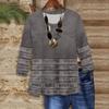 3/4 Sleeve Shirts For Women Cute Print Graphic Tees Blouses Casual Plus Size Basic Tops Pullover