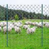 VEVOR 182.9 cm Fence Post 10 Pack Heavy Duty Metal Fence Posts Green