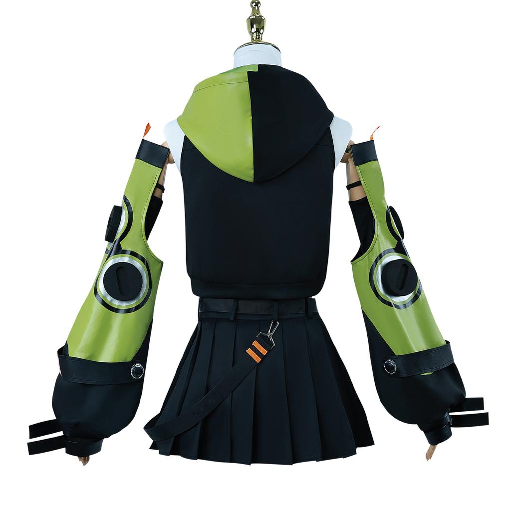Anime Zenless Zone Zero Cosplay Kostüm Anby Demara Kostüm Halloween Anime ZZZ Outfit Mädchen Uniform Perücke Geburtstagsgeschenke Karneval Komplettset