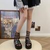 Fashion New Thick Sole Punk Sandals Women Wrap Toe Hollow Outs Roman Sandalias Women Casual Beach Slippers Summer Platform Sandals Woman