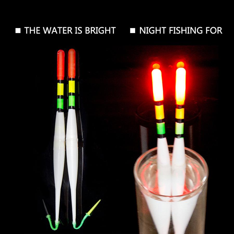 10Pcs Brighten In Water Electronic Night Fishing Float LED Light Carp Fishing Luminous Light Floating Bobber for Stream Fish 260319