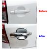 Car Decoration Chrome Silver Door Bowl Handle Cover For Toyota RAV4 2006-2012 Cars Accessories Exterior Styling