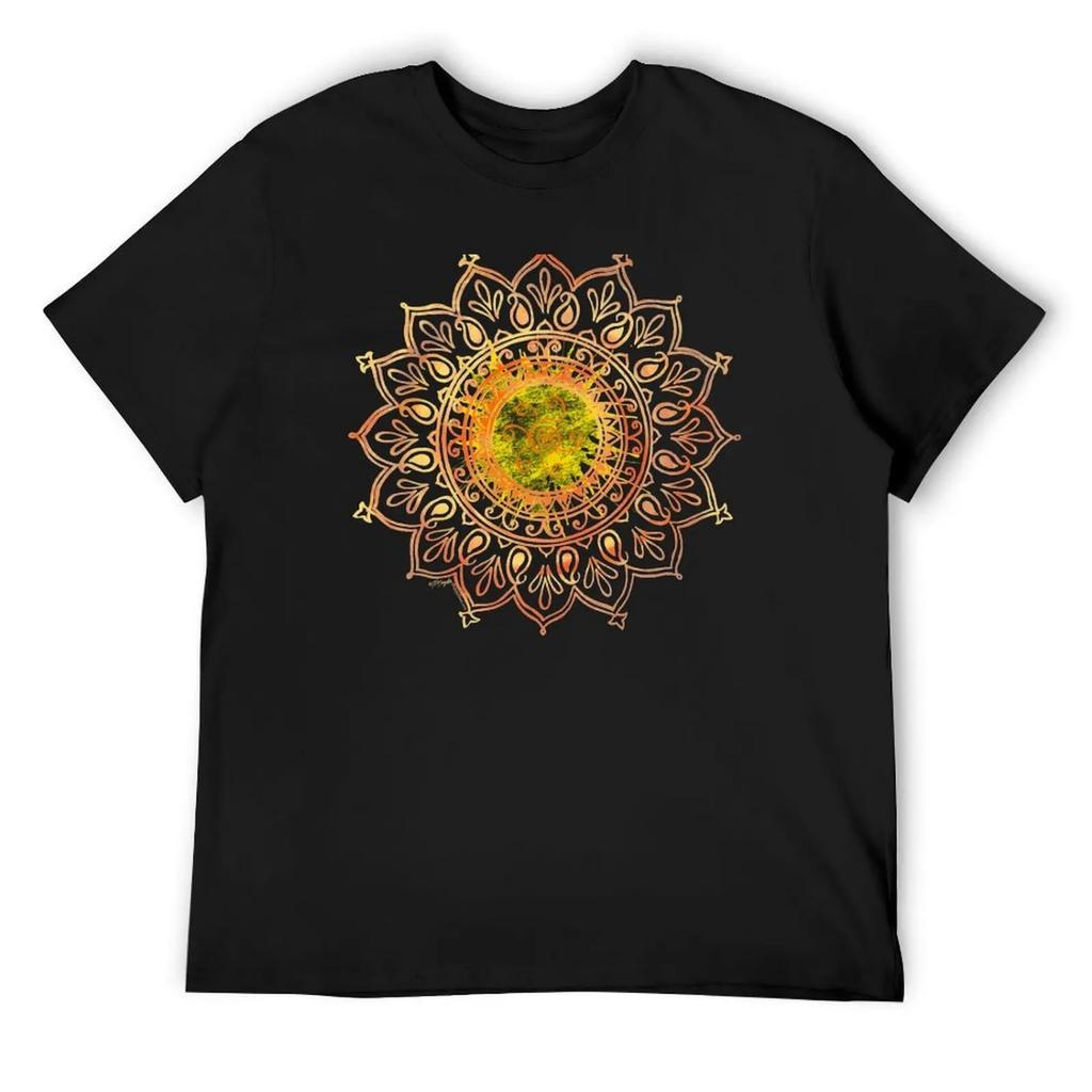 Decorative Indian Sun T-Shirt plus size tops sweat Anime t-shirt boys whites mens tall t shirts